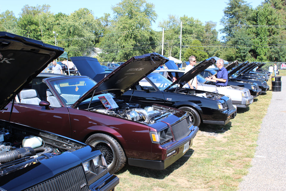 1987 Buick GN Turbo Regal in Car Show at Cecil County MD Northeast GS/GN club event.